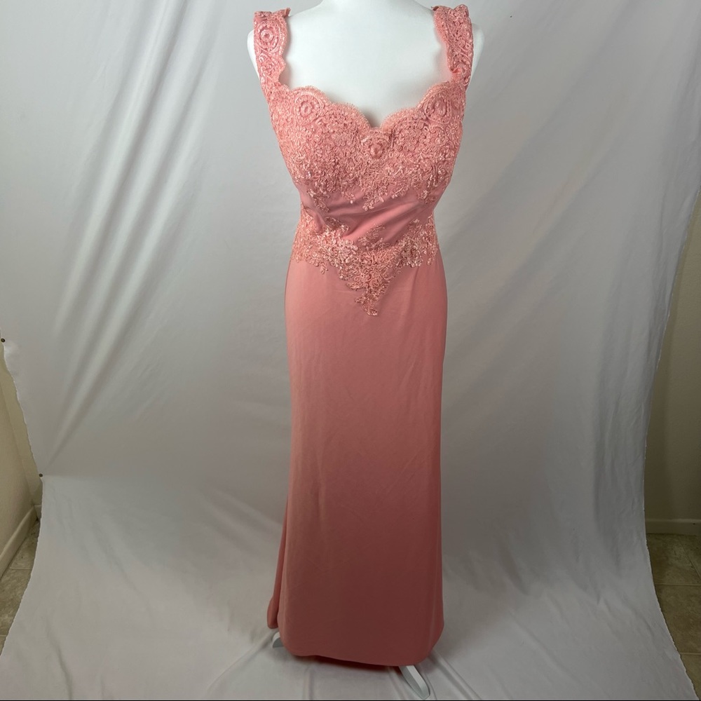 Pink Formal Dress with Low Back